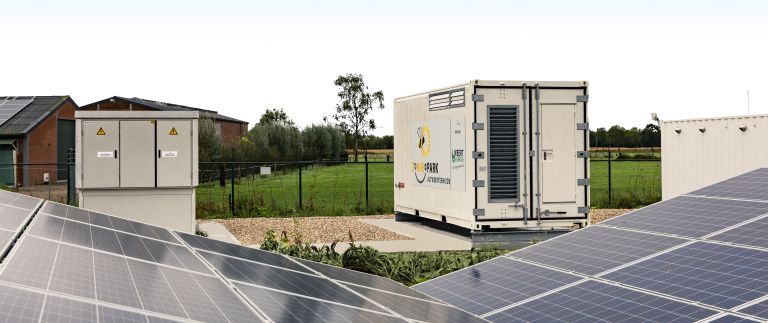 Alfen solar park transformer substation TheBattery integrated